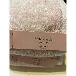 Kate Spade Pastel Pink Bath Towel 100% Cotton 30"X56" NEW!